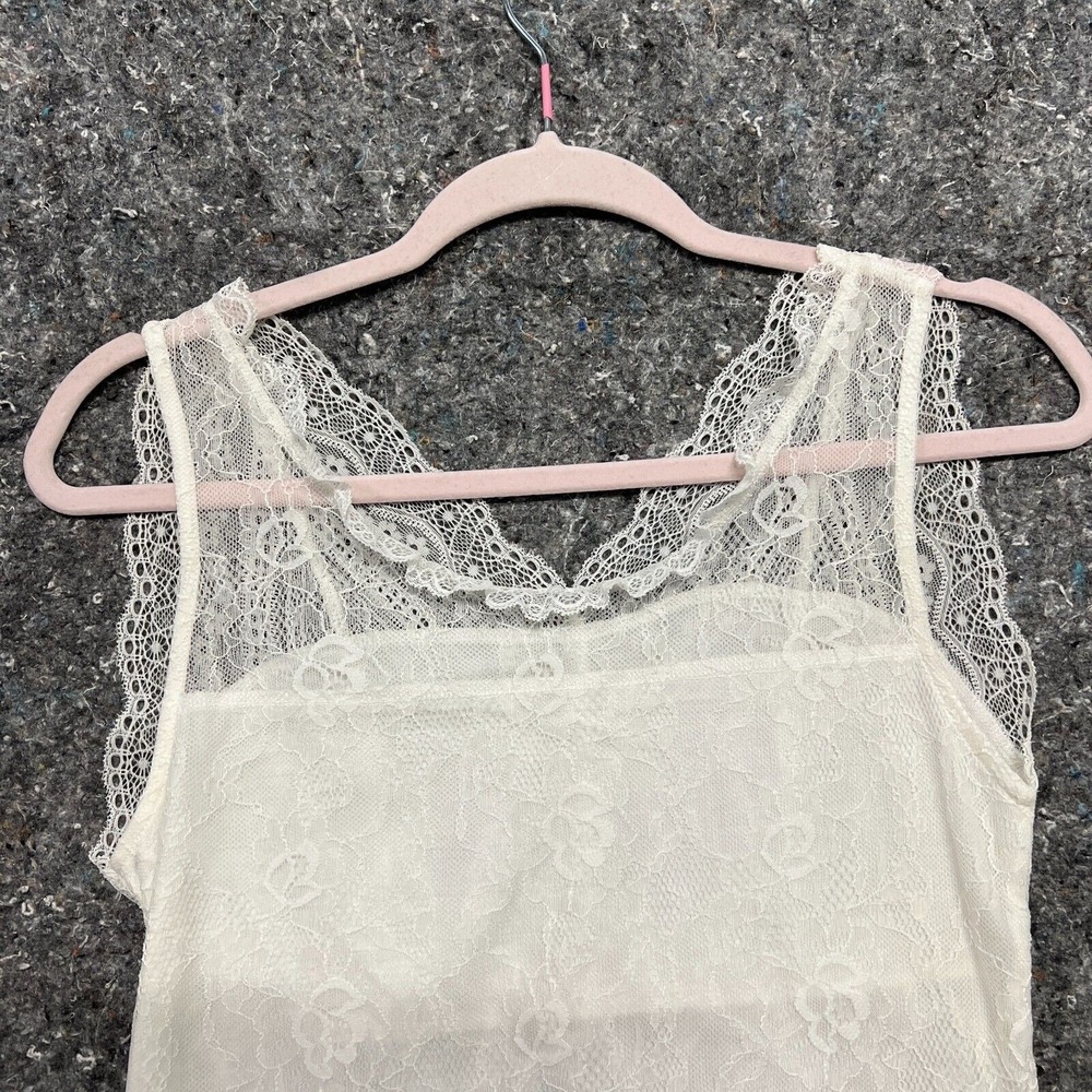 Lace Trim Ivory Camisole Top - Picture 8 of 13
